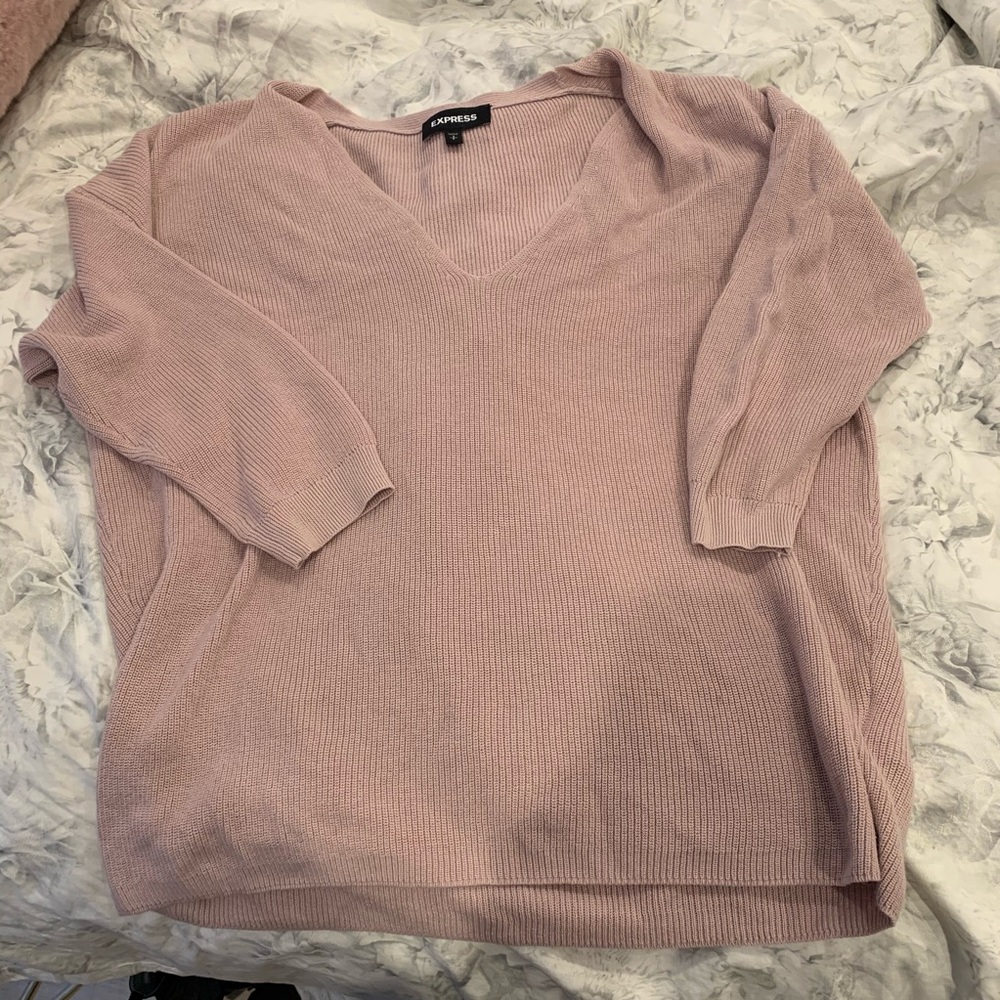 Express V neck Sweater